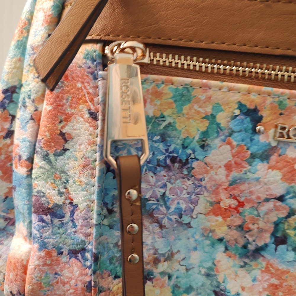 Rosetti Floral Multicolor Shoulder Bag - Picture 3 of 13